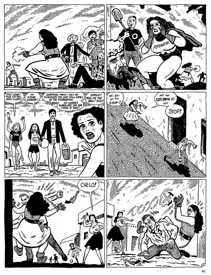 Read online Love and Rockets (1982) comic -  Issue #50 - 43