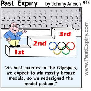 [CARTOON] Olympic Medal Podium , images, pictures, image, picture, cartoon, sports, olympics, winter, summer