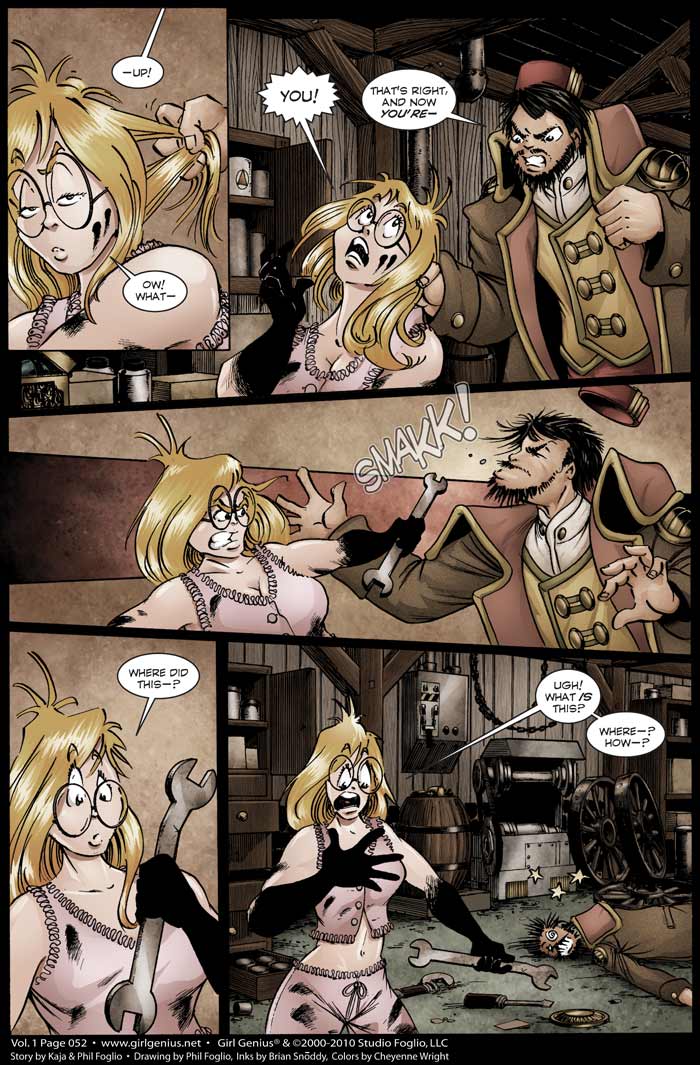 Read online Girl Genius (2002) comic -  Issue #1 - 52