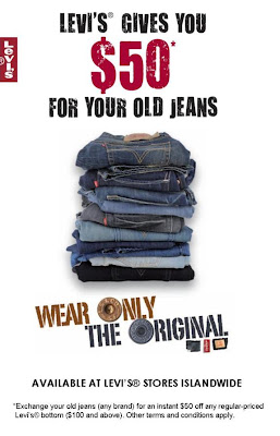 levis exchange old jeans