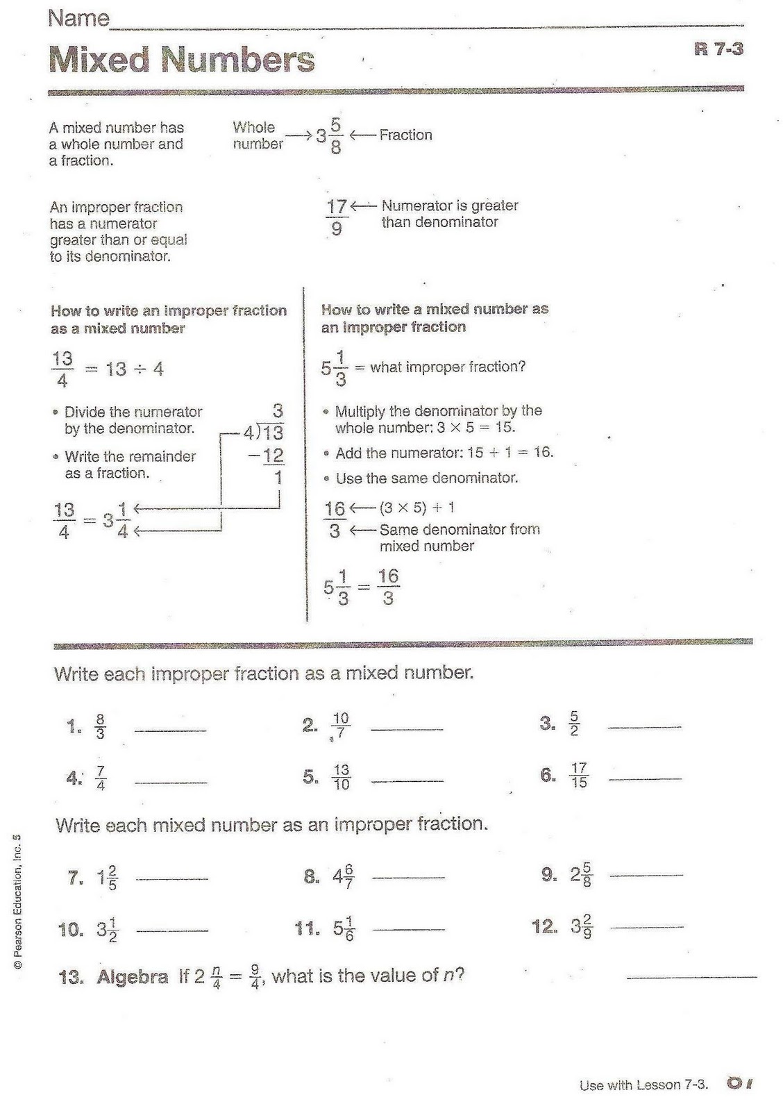Grade 5 math homework help