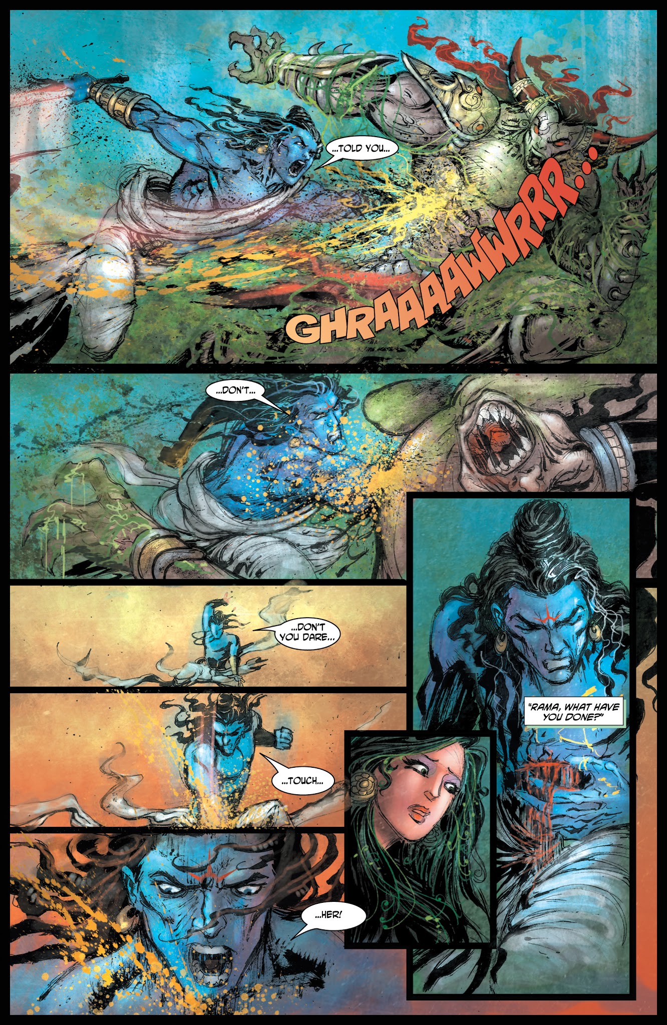 Read online Ramayan 3392 A.D. comic -  Issue #5 - 21