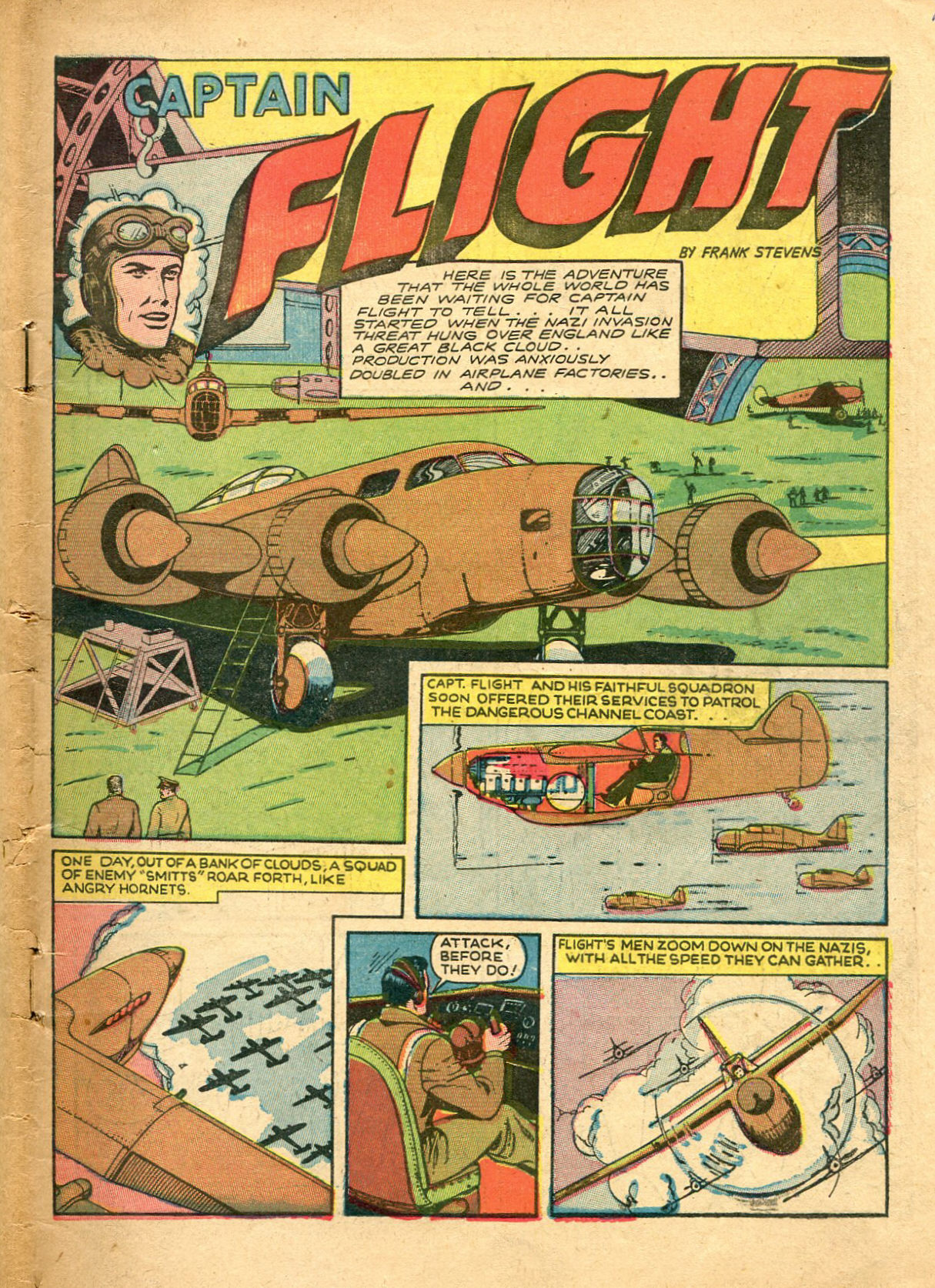 Read online Captain Flight Comics comic -  Issue #8 - 3