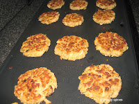 Salmon Cakes in my Griddle
