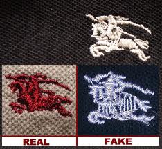 burberry stitched logo