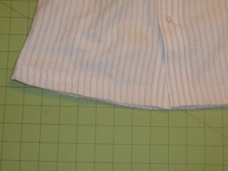 Diary of a Crafty Lady: Repurposed Men's Dress Shirt into Girl's Dress