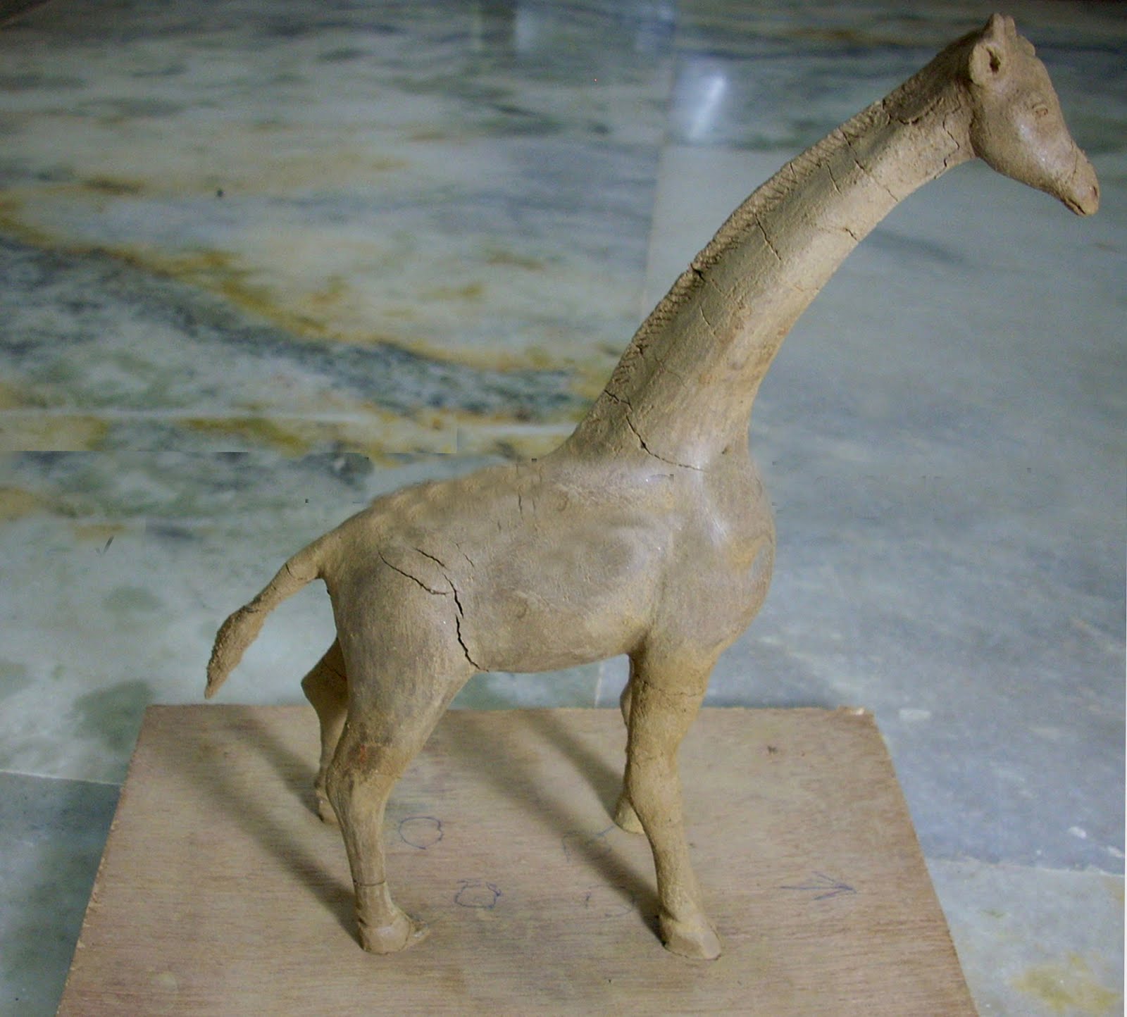vikky animations Giraffe using clay