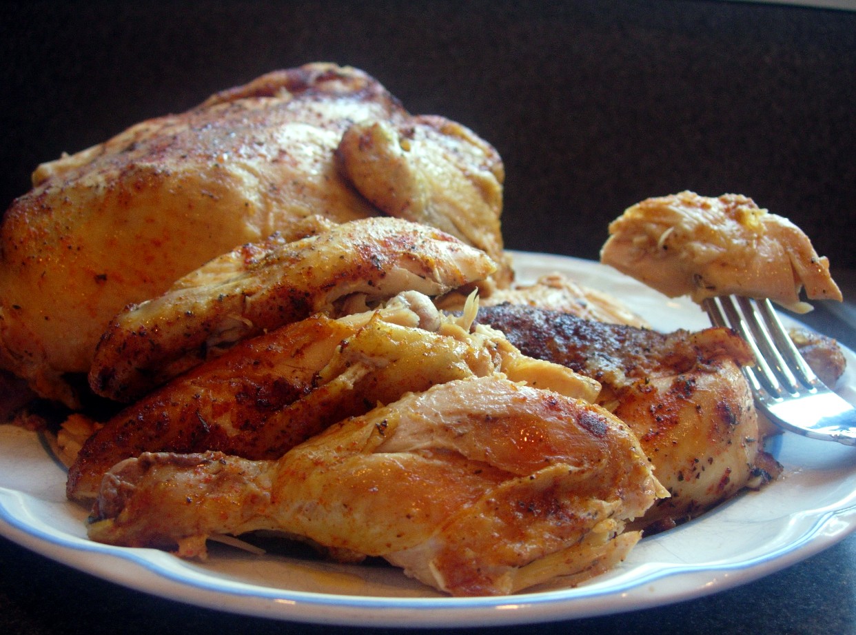 Slow Cooked Roasted Chicken & Roasted Chicken Salad Drick's Rambling Cafe