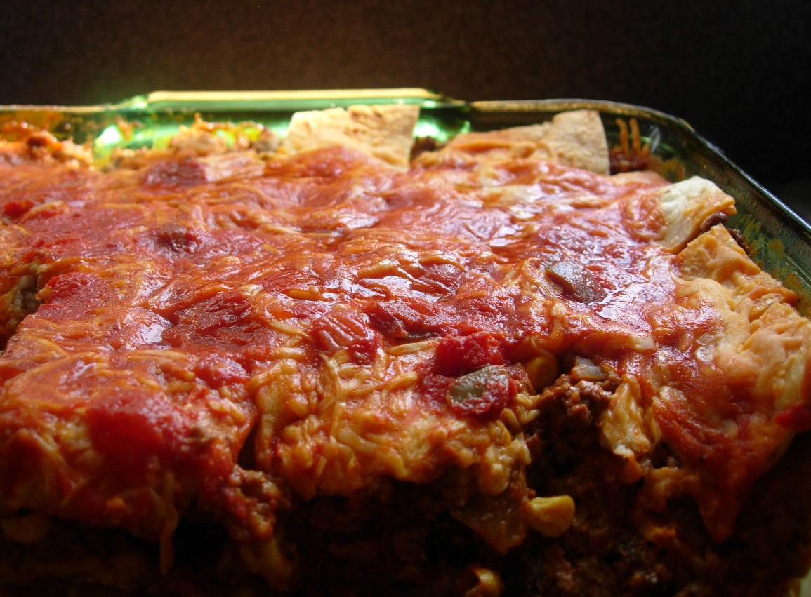 'Hot Tamale' Enchilada Casserole Drick's Rambling Cafe