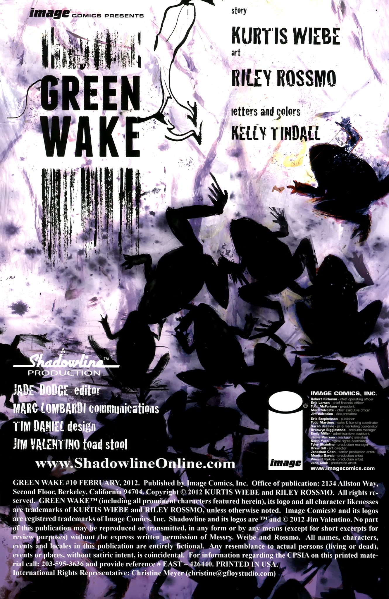 Read online Green Wake comic -  Issue #10 - 2