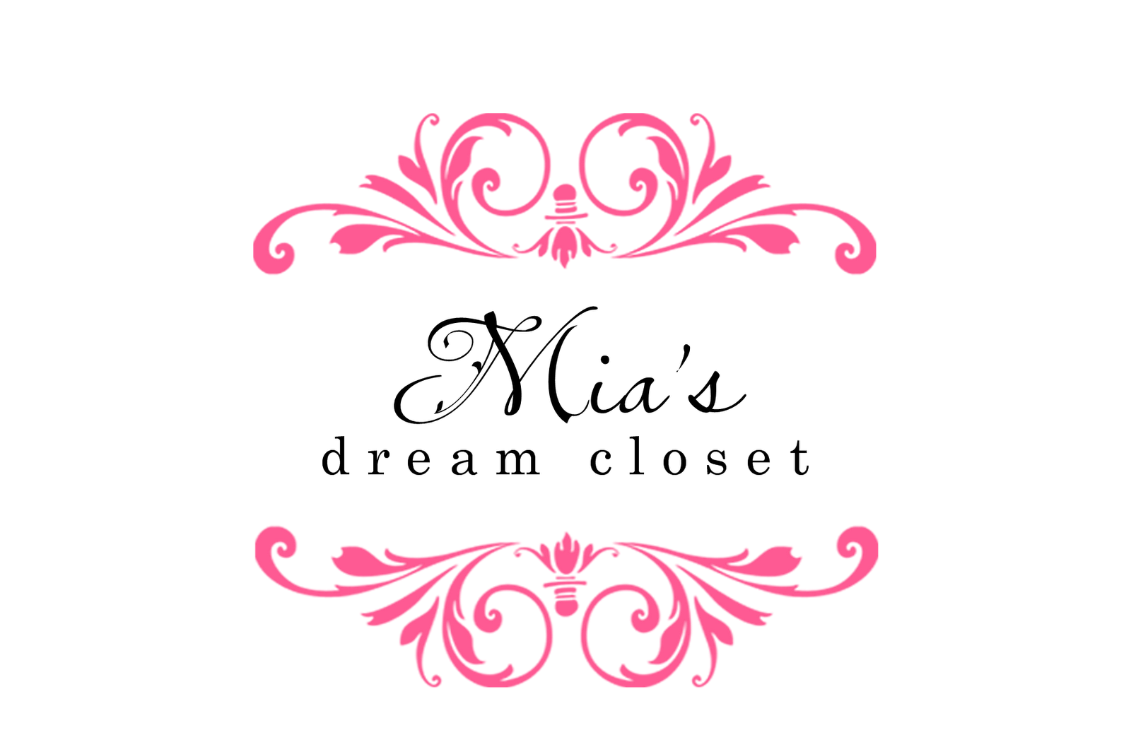 Mia's Dream Closet Mia's Dream Closet has it's very first logo!!!!