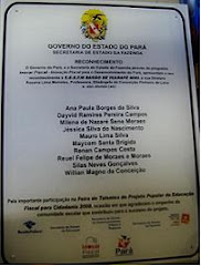 Placa em homenagem à Escola Barão de Igarapé Miri