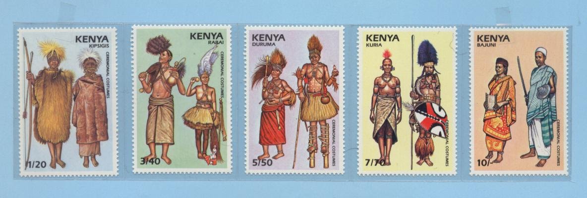 stamp: Kenya 1989 - Ceremonial Costumes