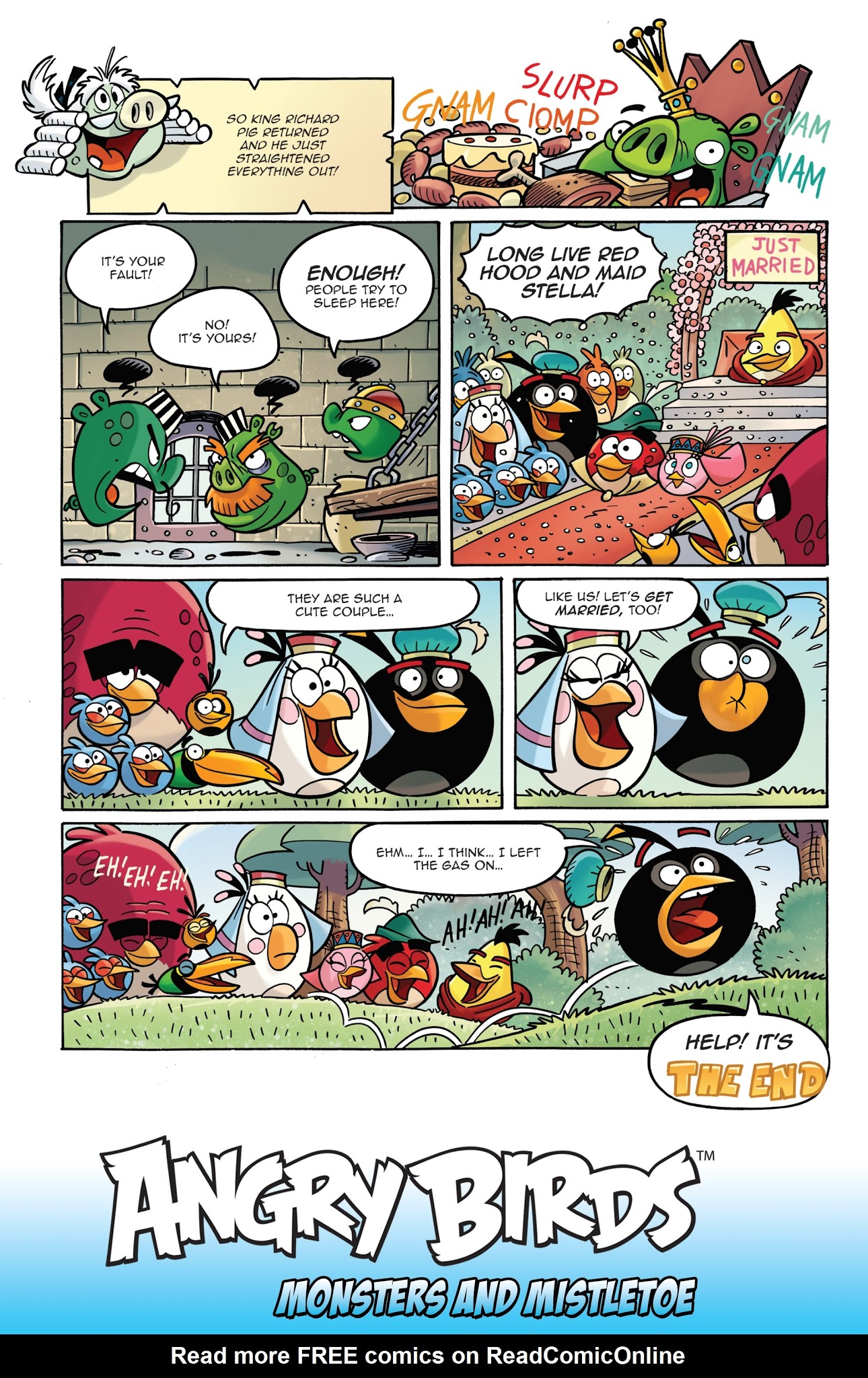 Read online Angry Birds Comics Quarterly comic -  Issue # Issue Monsters and Mistletoe - 40