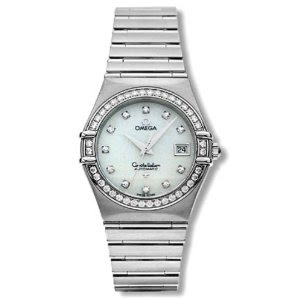 Omega Women's Constellation Watch #1498.75.00 Automatic Diamond
