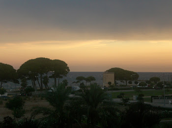 Un atardecer frente al Mediterráneo