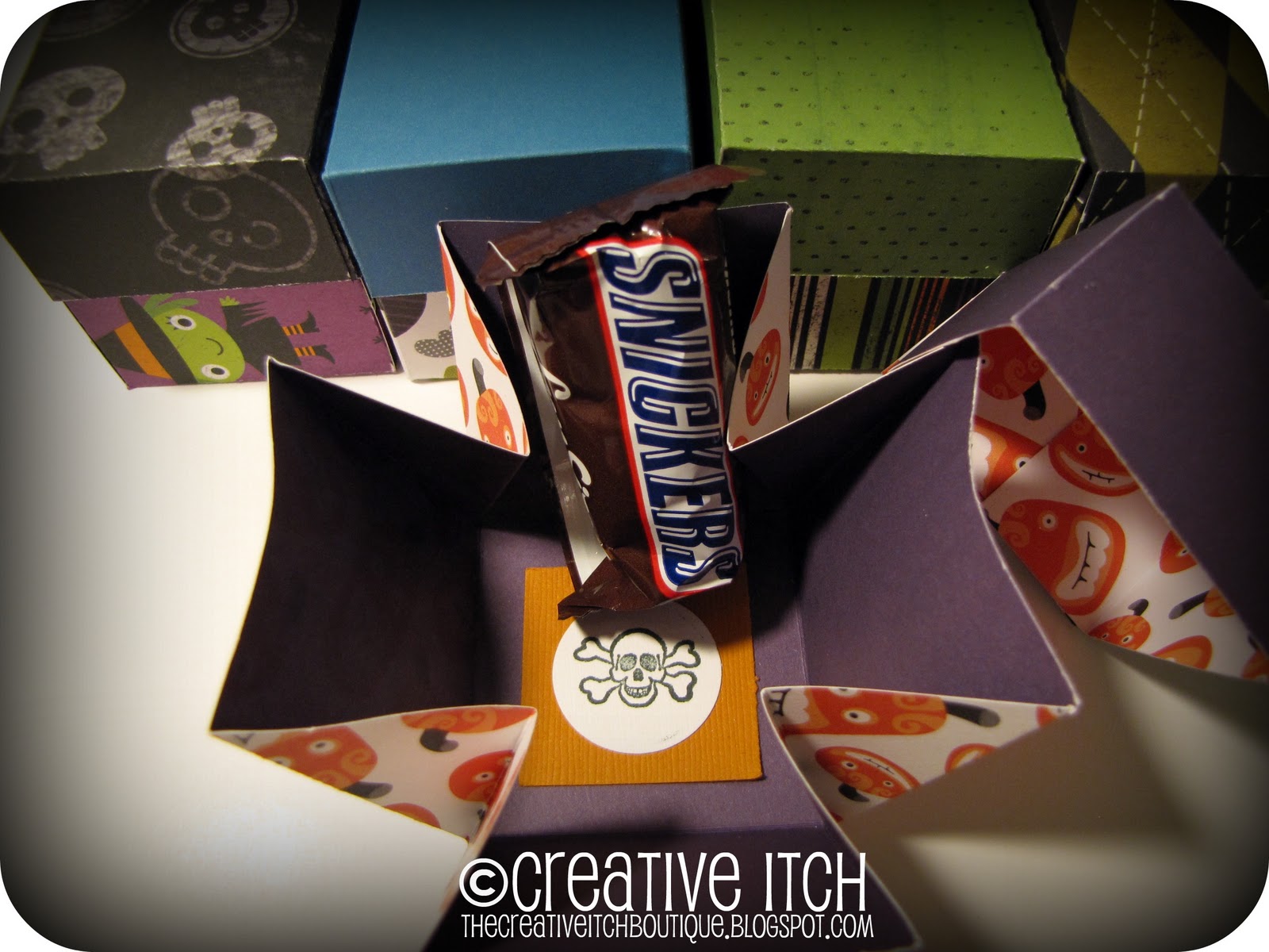 Creative Itch Halloween Candy Explosion Boxes