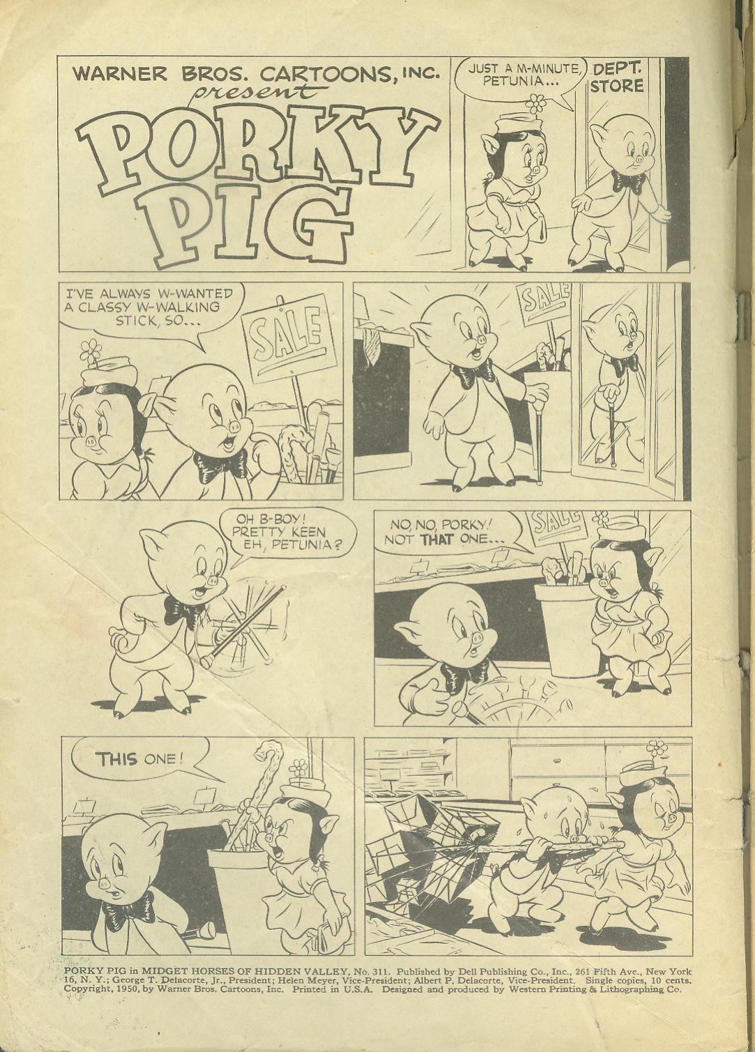 Read online Four Color Comics comic -  Issue #311 - 2