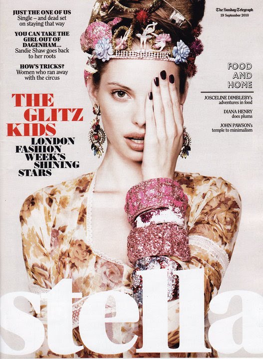 The Dutch Models: Dioni Tabbers on the cover of Stella Magazine!