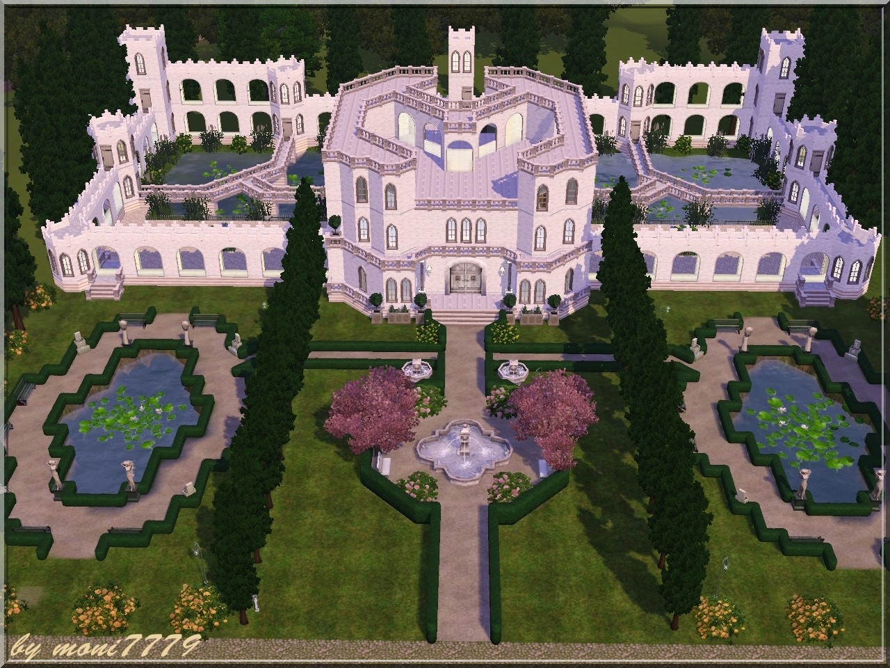 Построить замок в симс 4 поэтапно в картинках