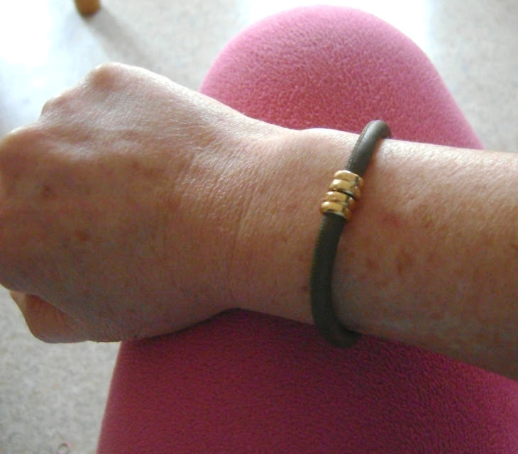 voici 3 photos du bracelet Agatha porté !!