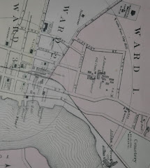 Hallowell Ward I 1880 Map