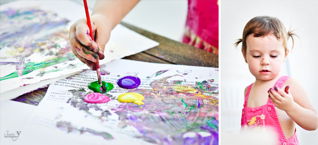 Painting and Pigtails – Personal – Madilyn – Las Vegas Photographer