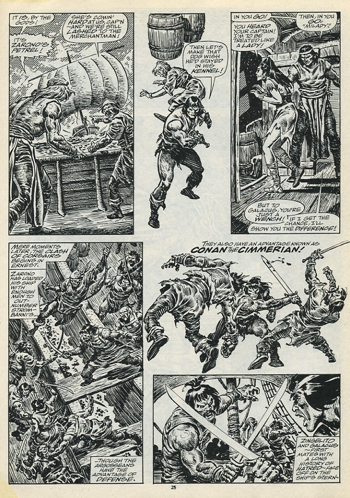 Read online The Savage Sword Of Conan comic -  Issue #196 - 27