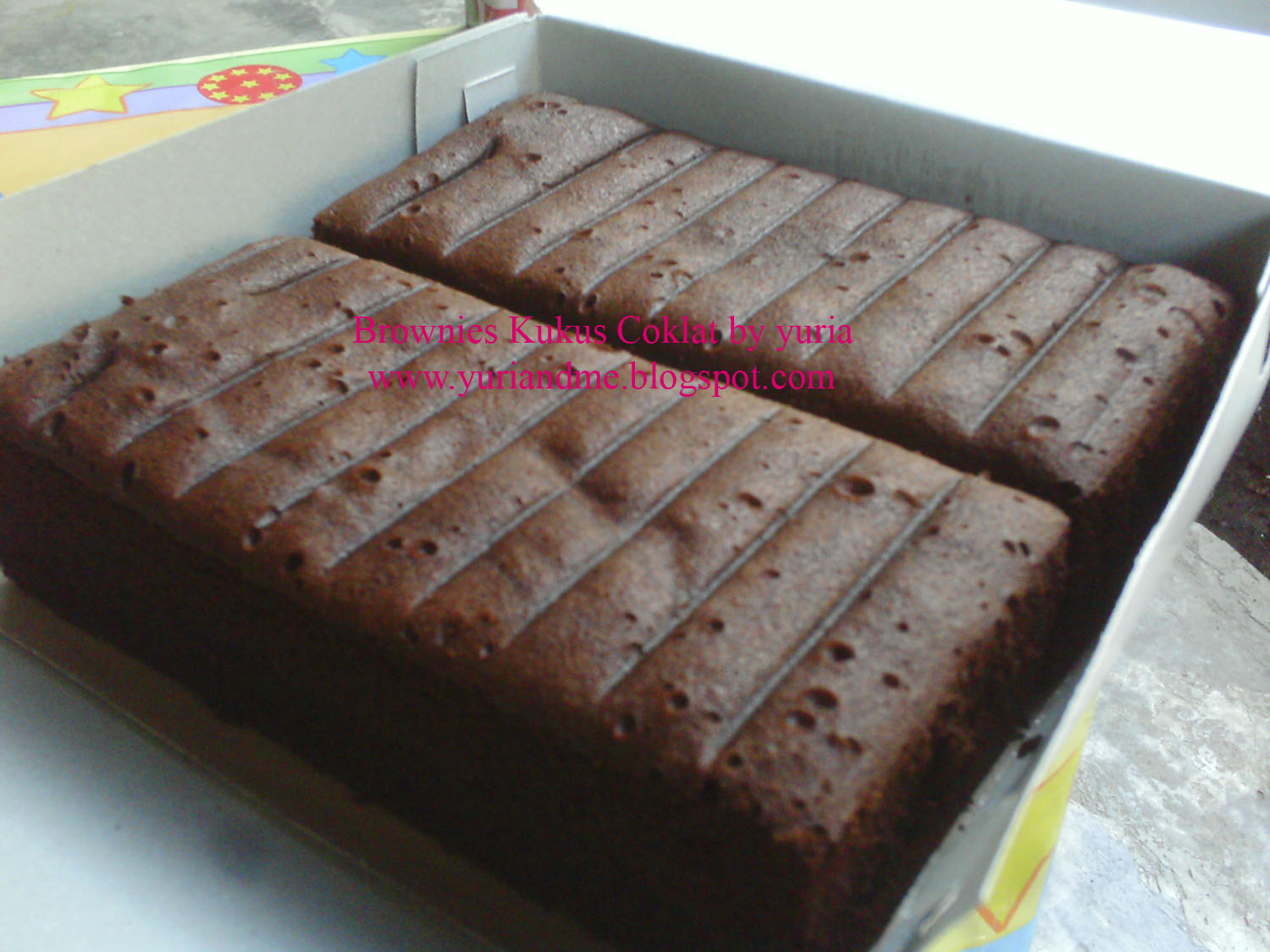 Dapur Yuri Online Cake Shop Brownies kukus coklat