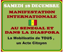 Manifestación contra el régimen de Abdoulaye Wade, presidente de Senegal.