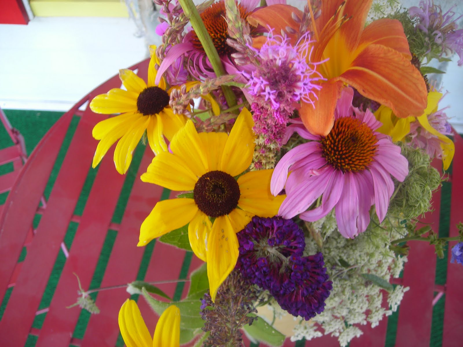 Bridgewater Lake House Summer Wild Flowers at the Lake House