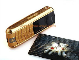 Vertu ferrari gold metal material mini phone