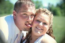Being silly on our wedding day!