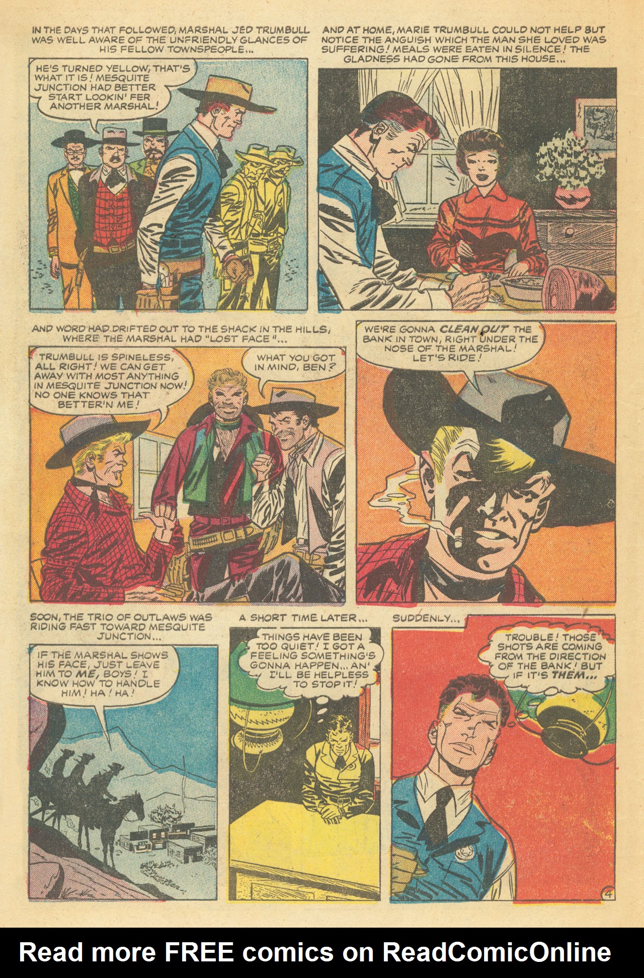 Read online Western Outlaws (1954) comic -  Issue #9 - 30