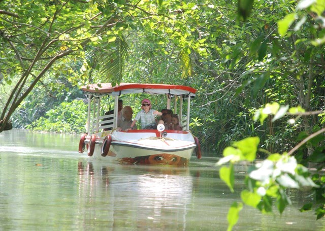 boat at lagoon view