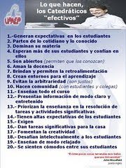 CATEDRÁTICOS EFECTIVOS