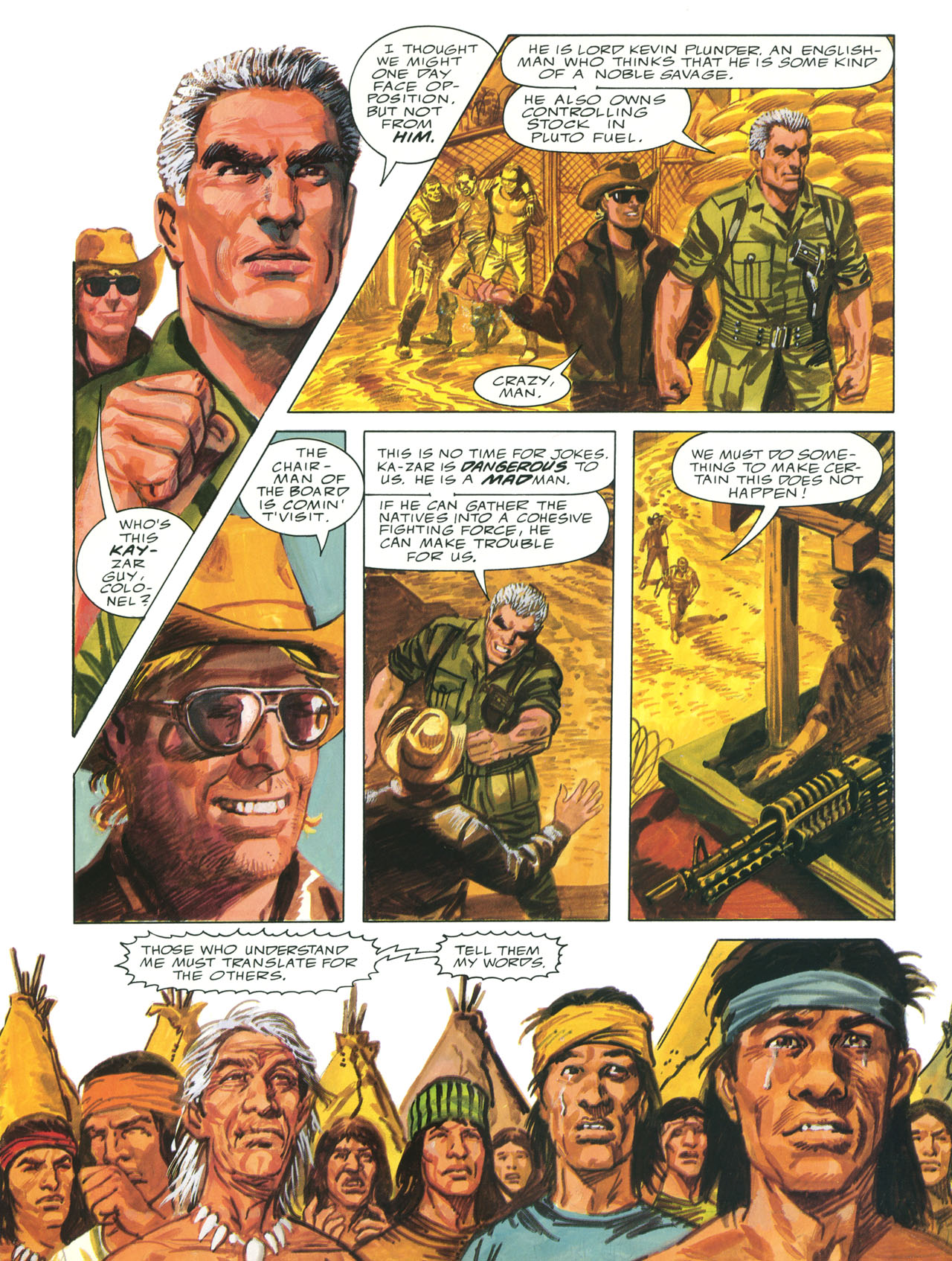 Read online Marvel Graphic Novel comic -  Issue #62 - Ka-Zar - Guns of the Savage Land - 44