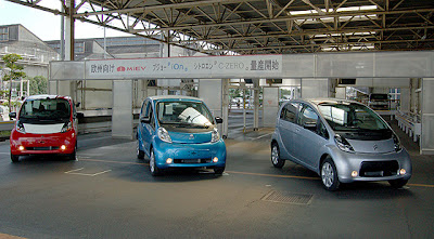 Peugeot iOn, Citroen C-Zero и Mitsubishi_i-MiEV