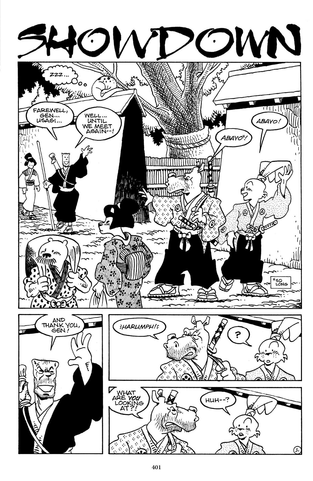 Read online The Usagi Yojimbo Saga comic -  Issue # TPB 3 - 397