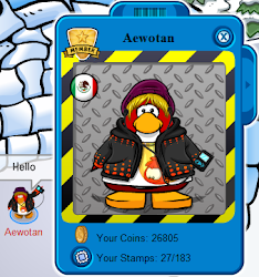 este es mi pinguino AEwotan en ICPv3 mayor mente en ICPv3 me meto mas que en club penguin normal