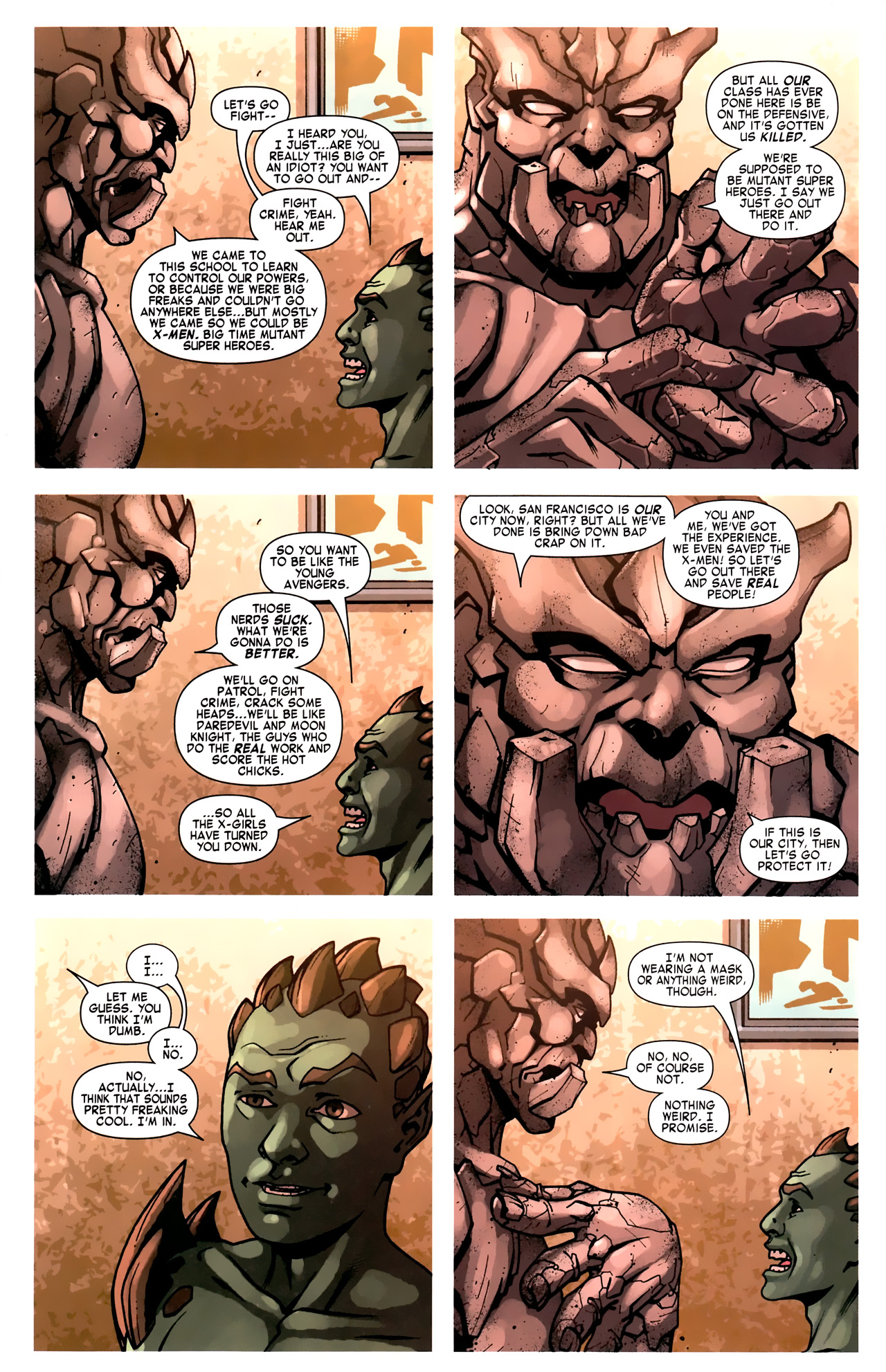Read online X-Men: To Serve And Protect comic -  Issue #1 - 6