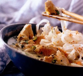 Curry verde de gambas