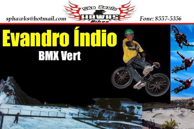 Evandro Indio BMX Vert.