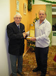 Presentation of the 'Jack Loveridge Trophy' to David Humphrey
