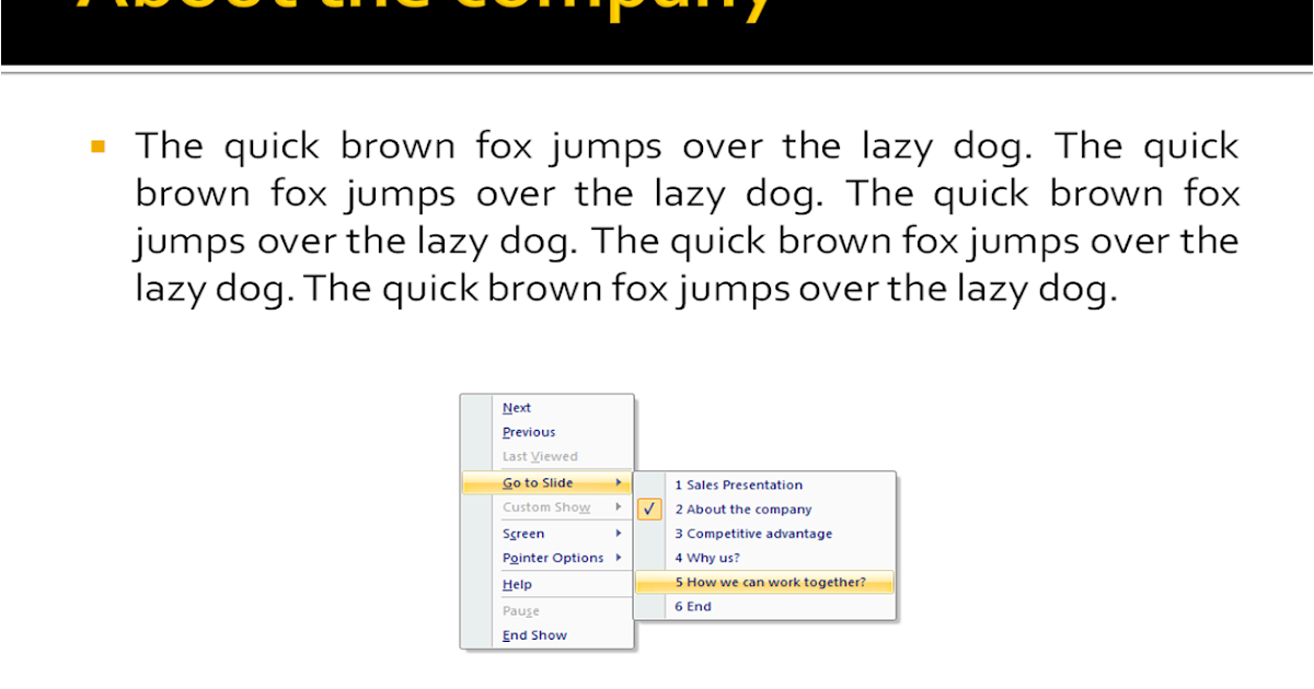 'All About Presentations' by Jazz Factory PowerPoint Tip 4 ways to go