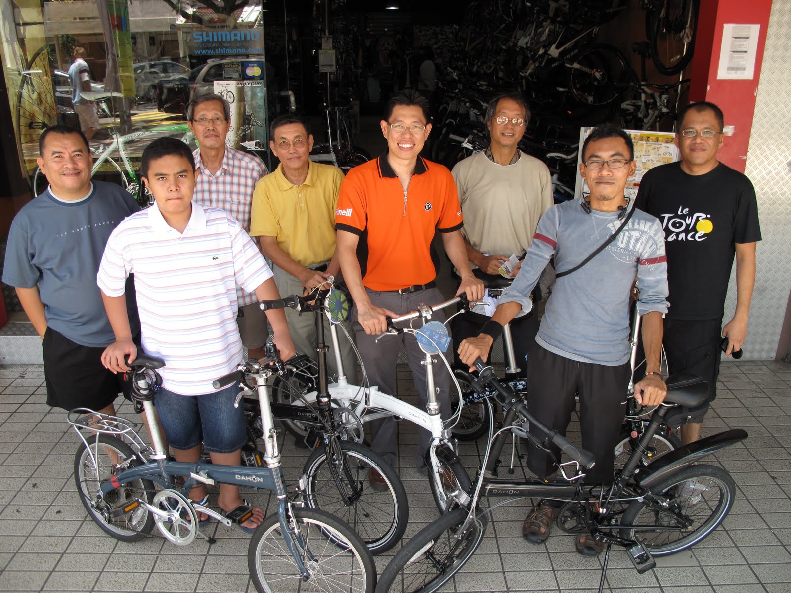 The Samosaurus Chronicles Malaysia Dahon Folding Bike Club meeting