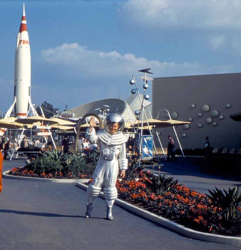  a part of DisneyLand California welcomes you to the future of 1986