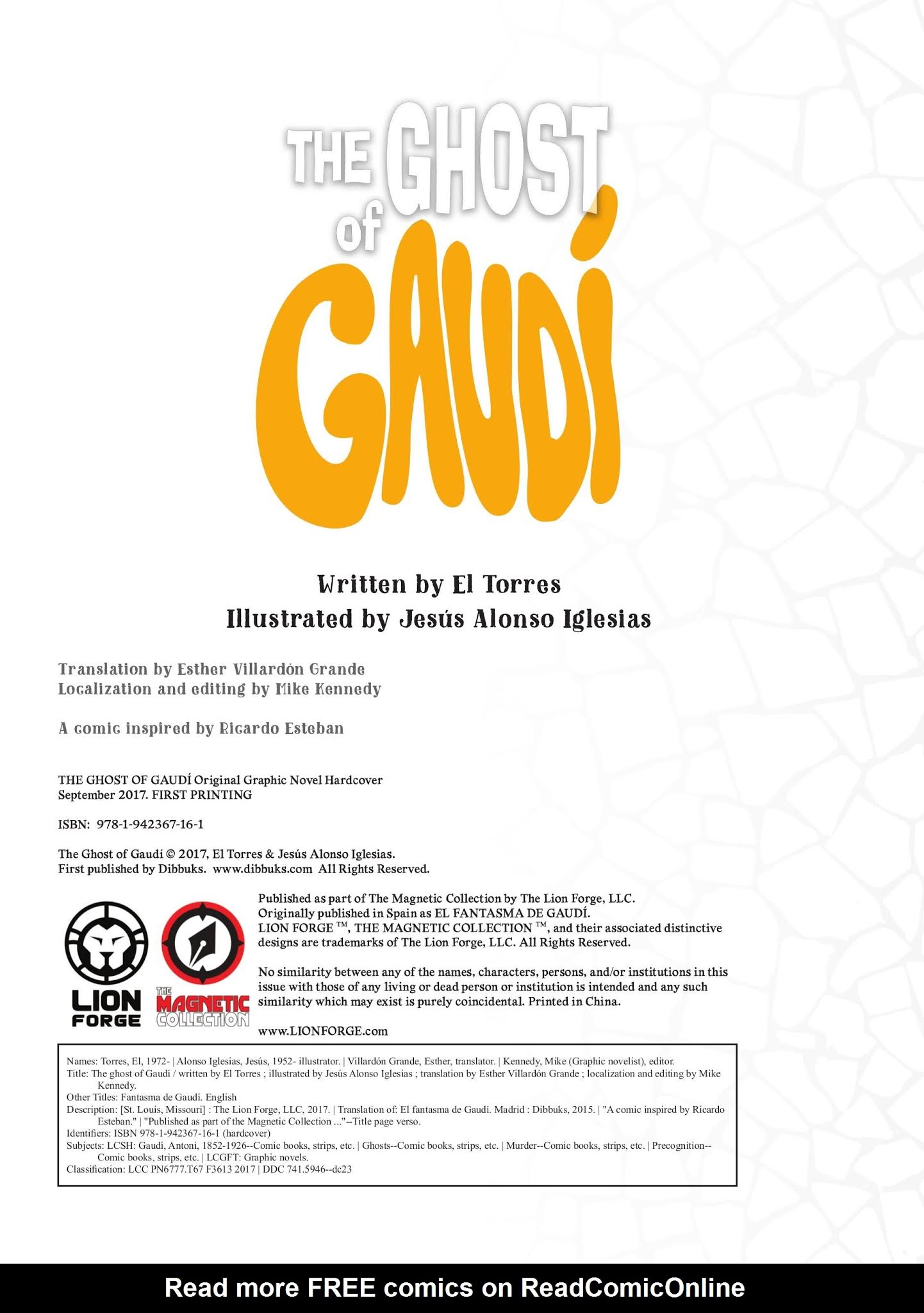 Read online The Ghost of Gaudi comic -  Issue # TPB - 3