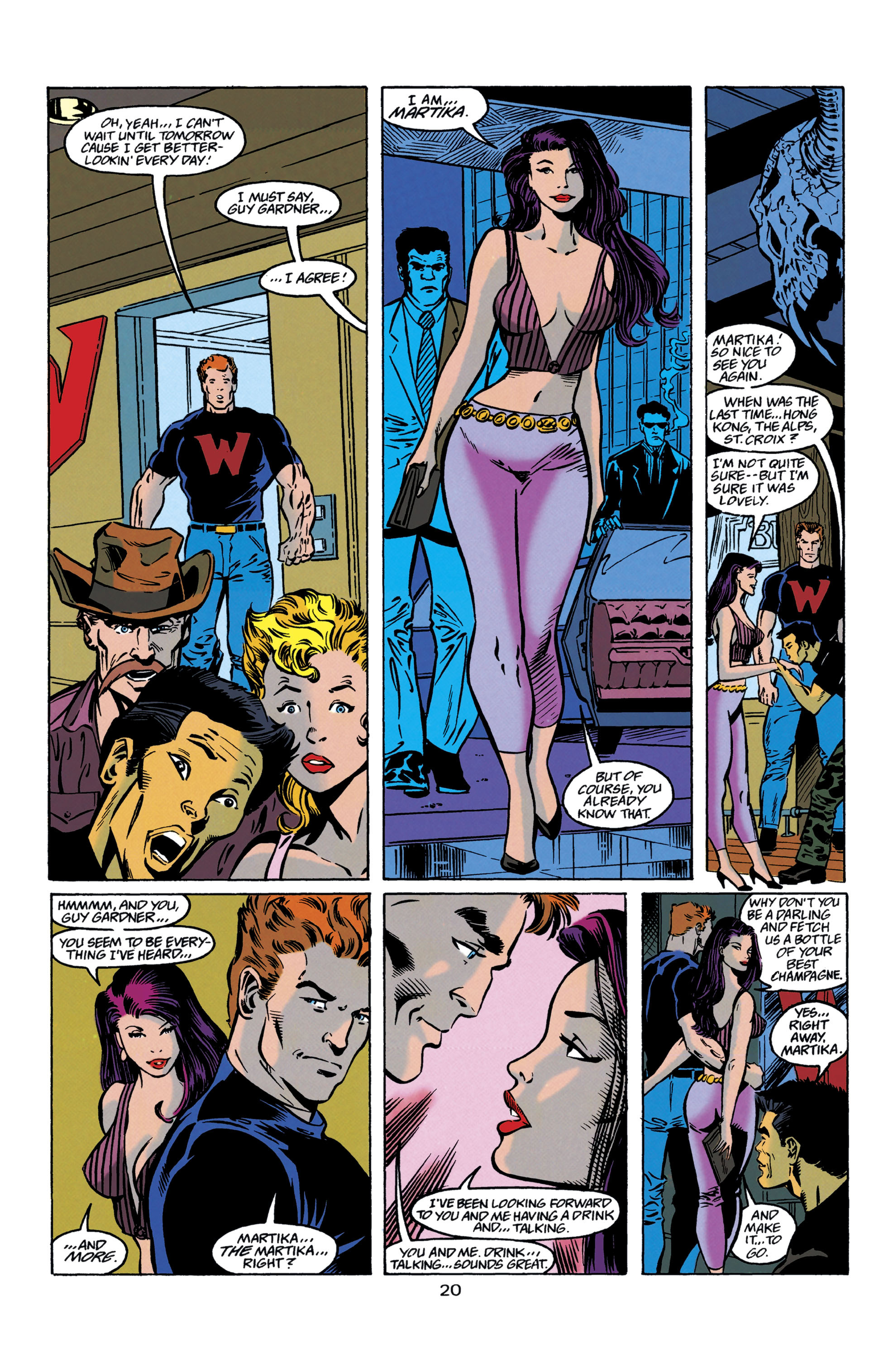 Read online Guy Gardner: Warrior comic -  Issue #38 - 20