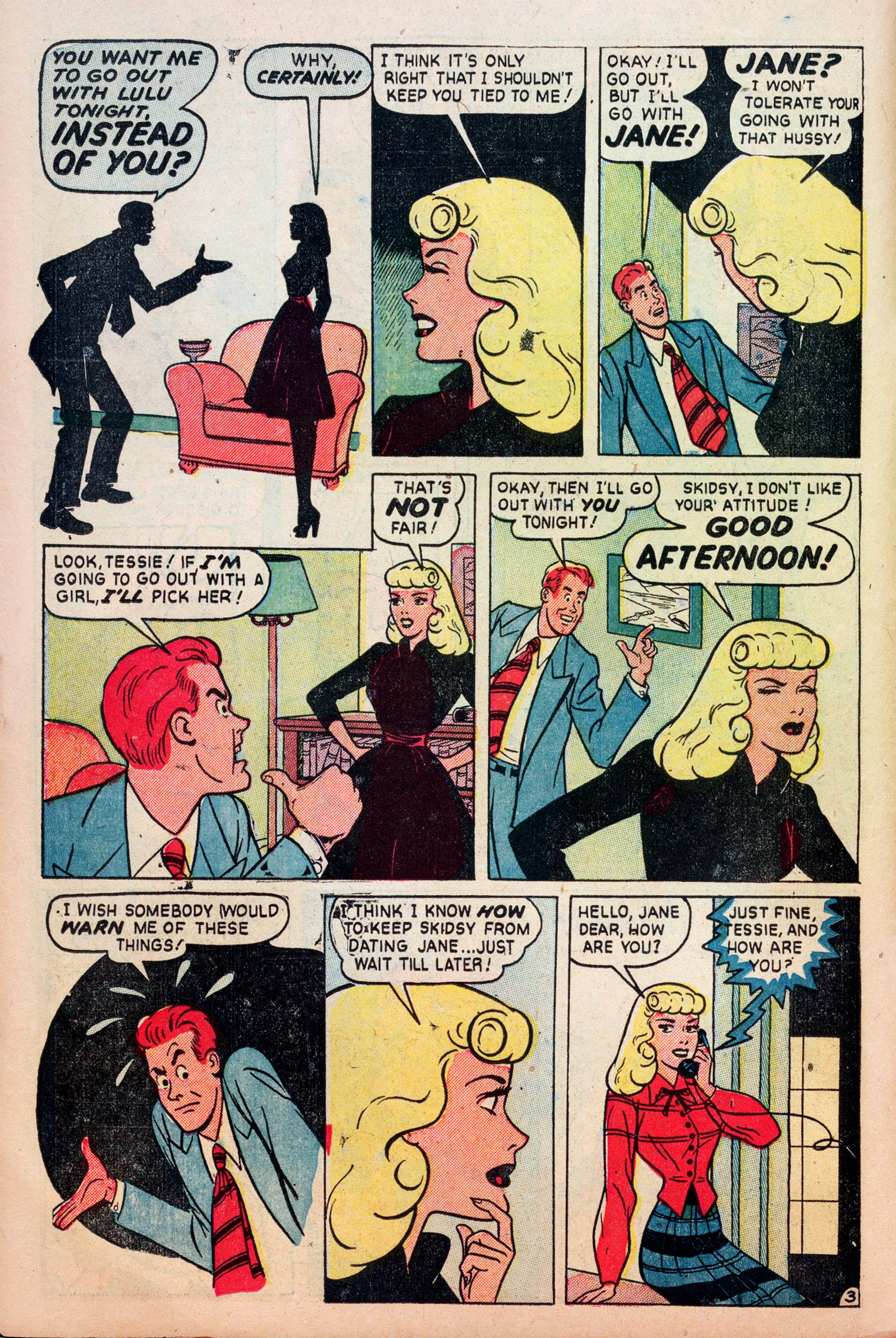 Read online Comedy Comics (1948) comic -  Issue #6 - 12
